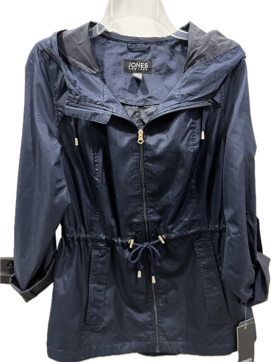 Jones New York Jackets & Blazers - Jones New York Packable Water-Resistant Anorak Jacket | Size M | Classic Navy